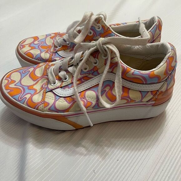 Vans Stacked Old Skool Multi Sneakers Shoes Size 6.5 6 1/2 - Picture 2 of 9